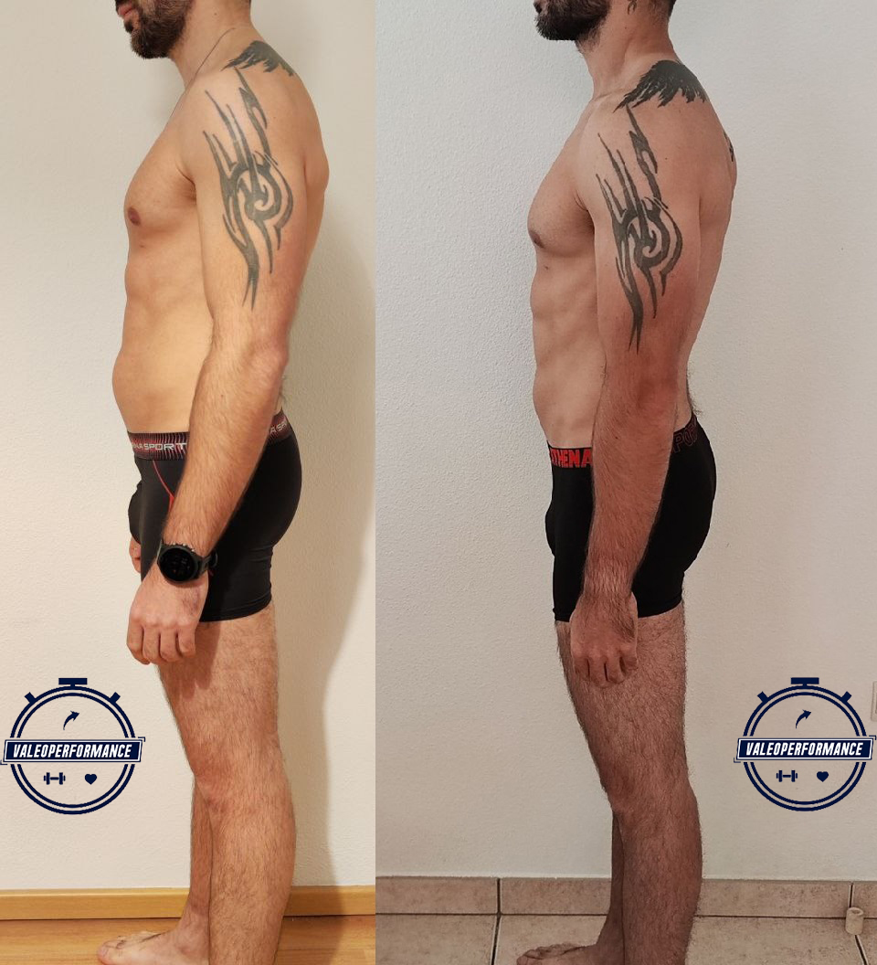 Transformation élève Fabien grâce à Mathieu coach sportif à toulouse avec un suivi personnalisé à distance