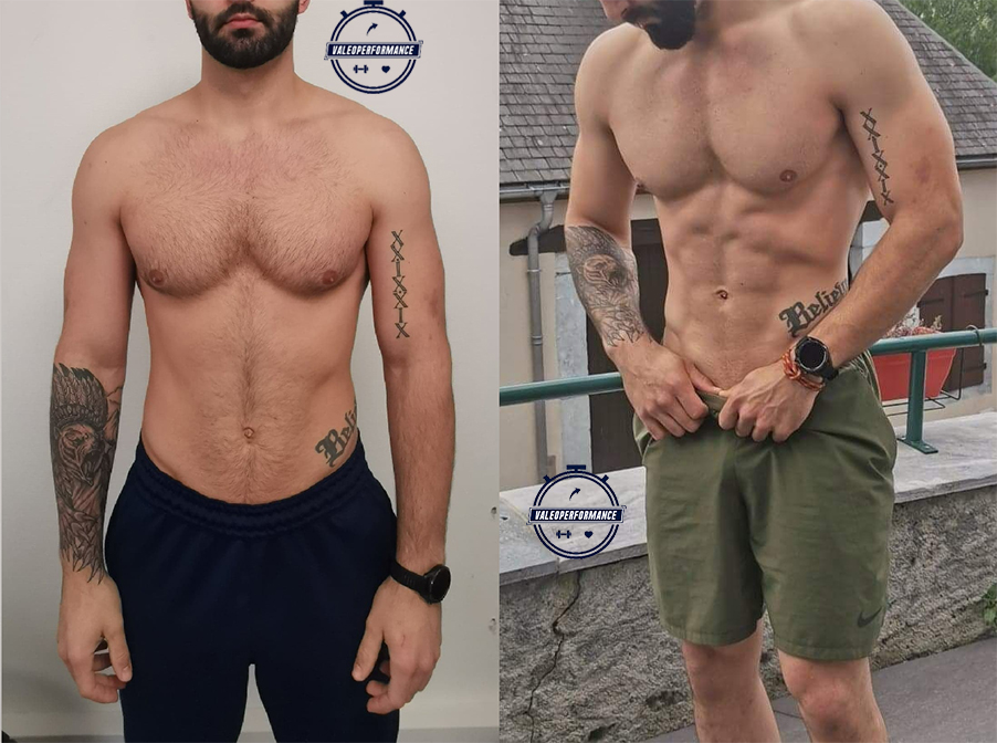 Transformation physique de Jean-Christian par Mathieu Coach sportif sur Toulouse grâce à la mise en place d'un programme et d'un suivi personnalisé